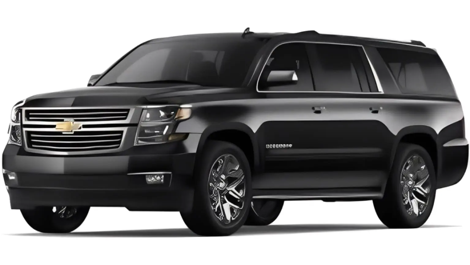 Black Chevrolet Suburban luxury SUV transportation